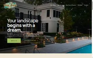 Bur Oak Landscape LLC website