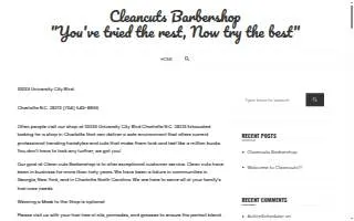Clean Cuts of Deerfield website