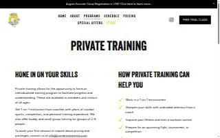 Cornerstone Mixed Martial Arts website