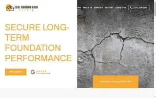 EXH Foundation Repair of Deerfield website
