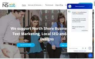 NorthShore Loyalty, Local SEO & Text website