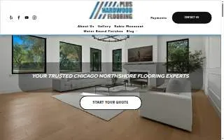 Plus Hardwood Flooring website