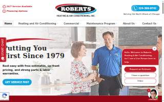 Roberts Heating & Air Conditioning, Inc. of Deerfield