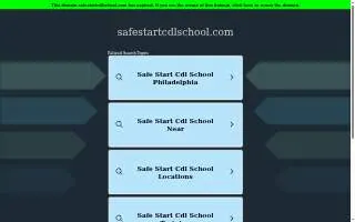 Safe Start Driving School (SAME OWNERS: Formerly Fresh Green Light Driving School) of Deerfield website