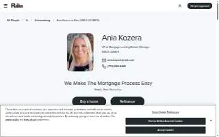 Ania Kozera at Guaranteed Rate NMLS #2288732 website