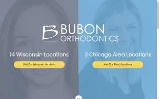 Bubon Orthodontics of Des Plaines website