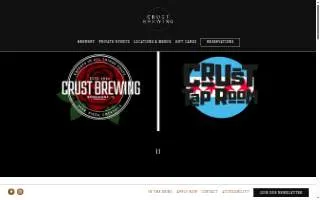 Crust Brewing website