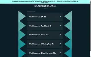 USA Cleaners of Des Plaines website