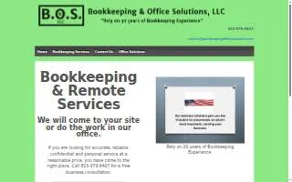 Bookkeeping & Office Solutions, LLC website