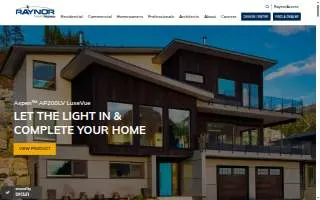 Raynor Garage Doors website