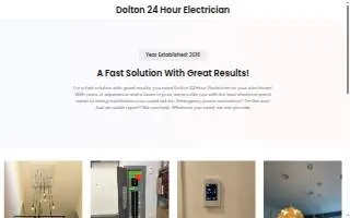 Dolton 24 Hour Electrician website