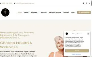Chosen Health and Wellness, PLLC website
