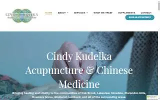Cindy Kudelka Acupuncture & Chinese Medicine of Downers Grove website