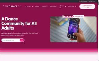 DivaDance® Port City website