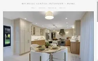 Michelle Gentile Interiors + Home website