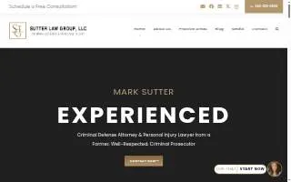Sutter Law Group, LLC of Downers Grove website