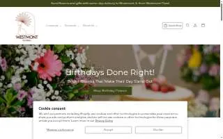 Westmont Floral Shop of Downers Grove website
