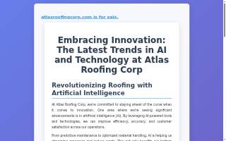 Atlas Roofing Corporation