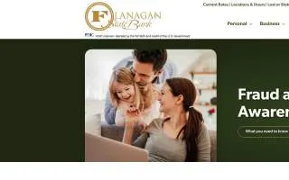 Flanagan State Bank - Moline website
