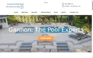 Gannon Pool & Spa, Inc website