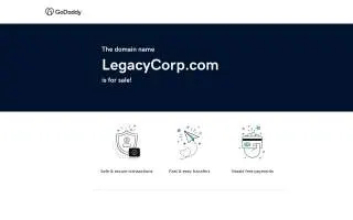 Legacy Corporation of East Moline website