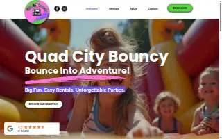 Quad City Bouncy of East Moline website