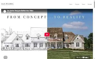 Dan Waibel Designer Builder website
