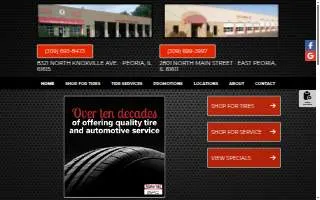 East Peoria Tire and Vulcanizing website