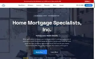 Home Mortgage Specialists, Inc. website