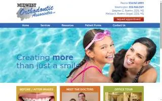 Midwest Orthodontic Associates of East Peoria website