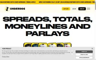 UNDERDOG Sports & Fanfare of East Peoria website