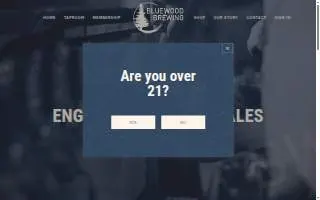Bluewood Brewing website