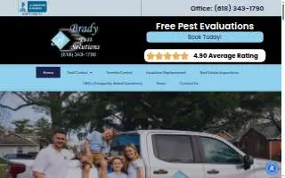 Brady Pest Solutions of Edwardsville website