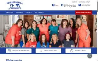 Edwardsville Pet Hospital website