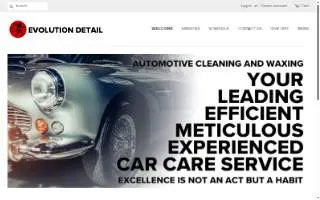 Evolution Detail website