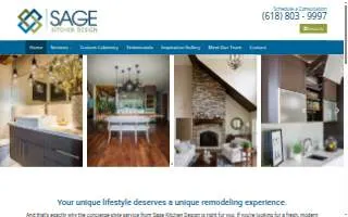 Sage Kitchen Design And Baths of Edwardsville website