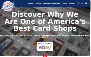 Baseball Card Connection website