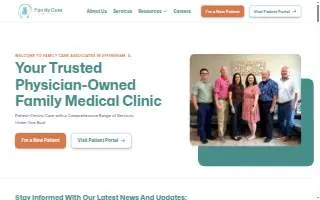 Family Care Associates of Effingham website