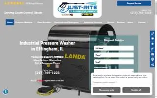 Just-Rite Cleaning Equipment website