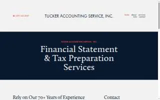 Tucker Accounting Services Inc. website