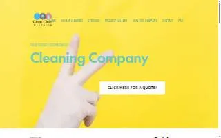 Clean Clean Cleaning website