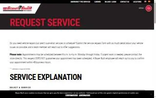Bauer Built Tire & Service of Elk Grove Village website