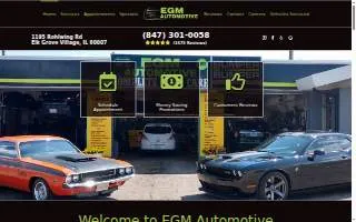 EGM Automotive website
