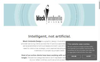 Black Umbrella Design