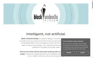 Black Umbrella Design website