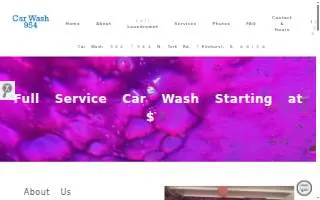 Car Wash 954 website