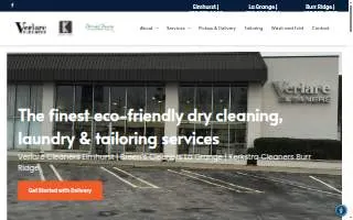 Verlare Cleaners website