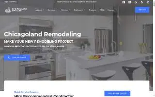 Chicagoland Remodeling of Elmwood Park website