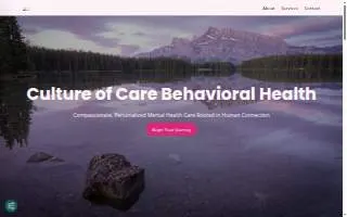 Culture of care behavioral Health website