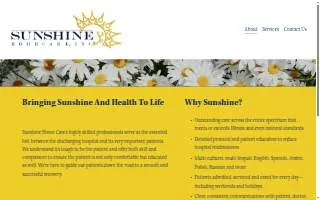 Sunshine Home Care of Elmwood Park website